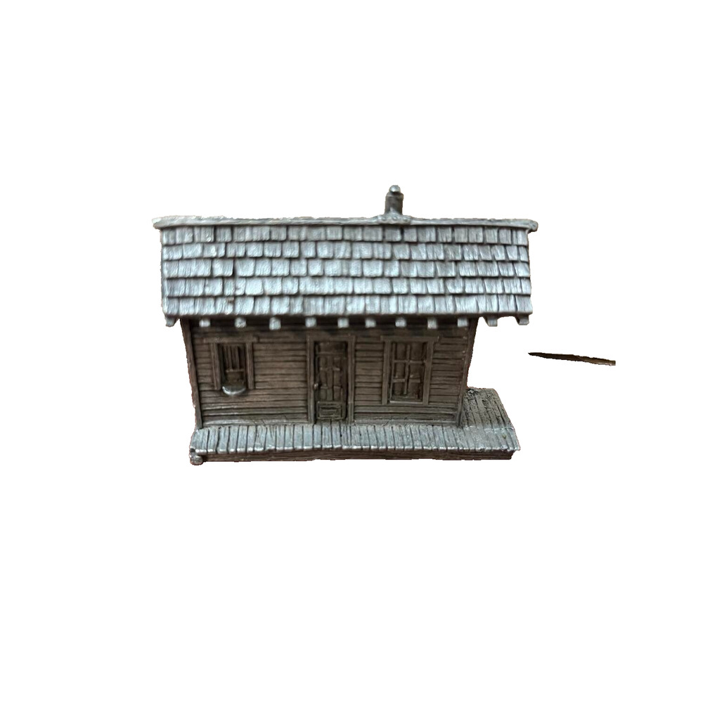 Boyd Perry Rawcliffe Pewter train Depot Mini Art Vintage 1989